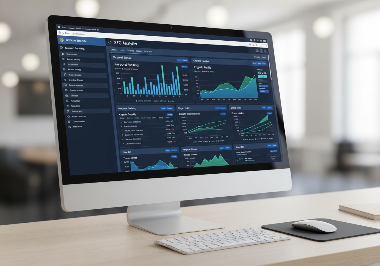 SEO and search strategy workshop with analytics and keyword planning