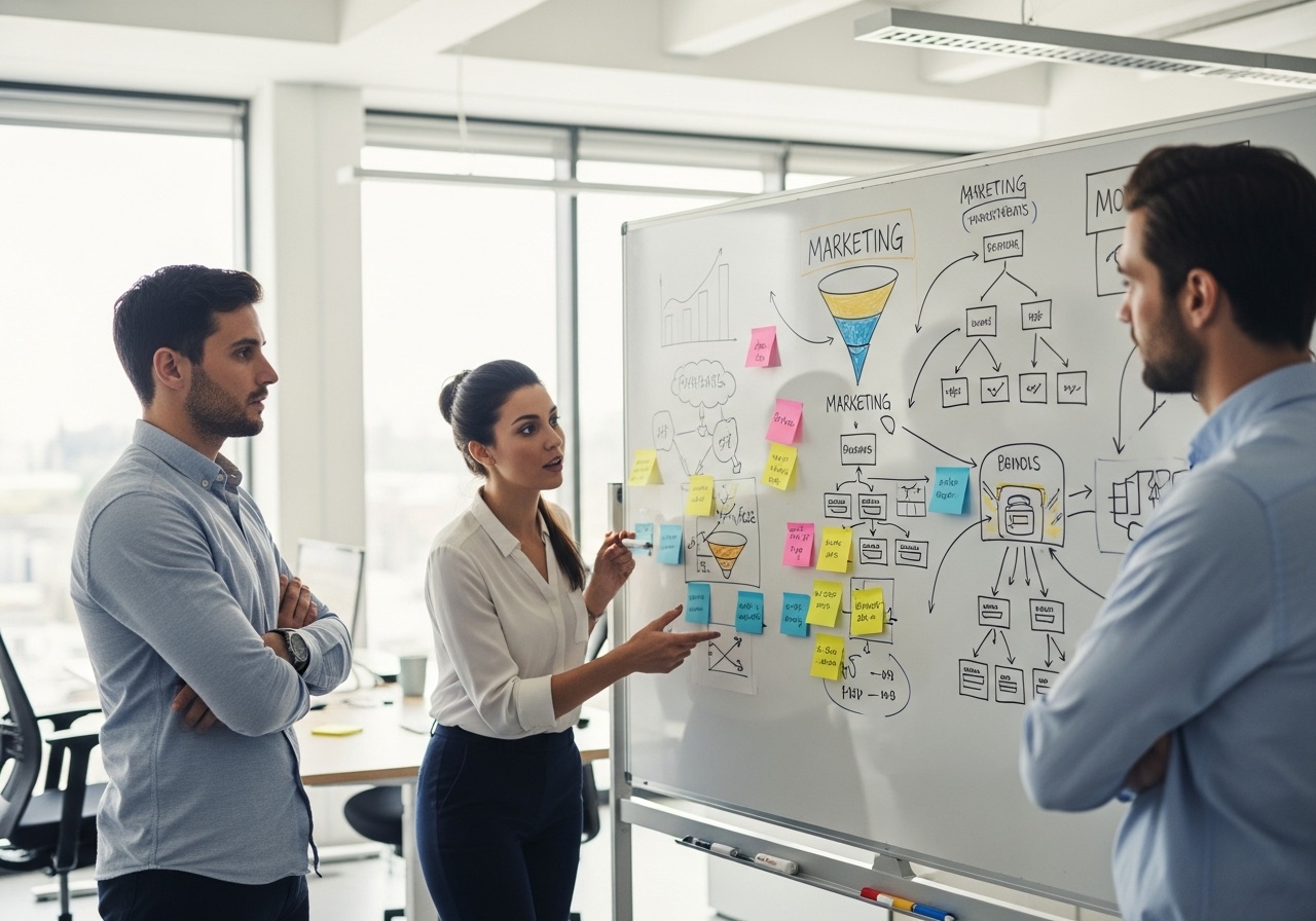 Client strategy meeting with Highway 1 Digital team